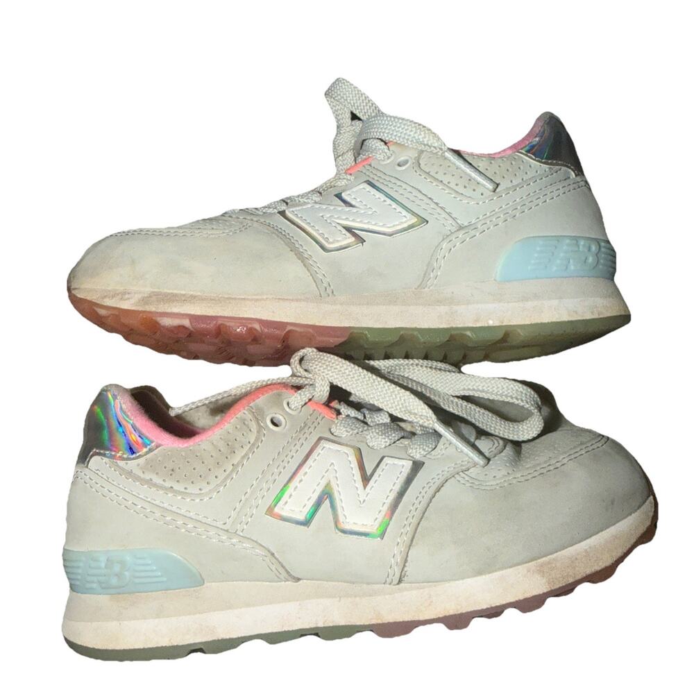 New Balance 574 Athletic Shoe - Little Kid - Grey / Multicolor Size 12 SRB